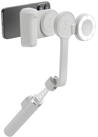ShiftCam Travel and Creator Kit – MagSafe-Compatible Mobile Creator Bundle for iPhone and Android, Compact Phone Grip, Adjustable LED Light, Extendable Bluetooth Tripod for Vlogging