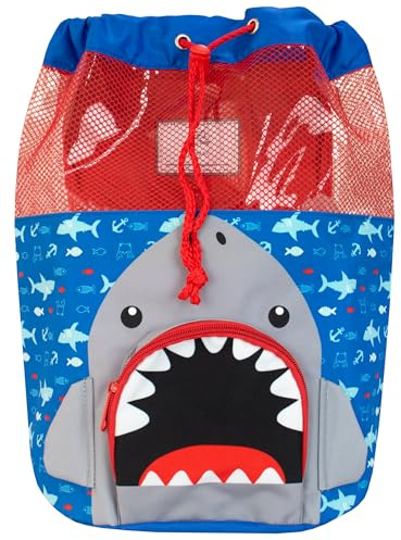 Harry Bear Kids Swim Bag Shark Blue