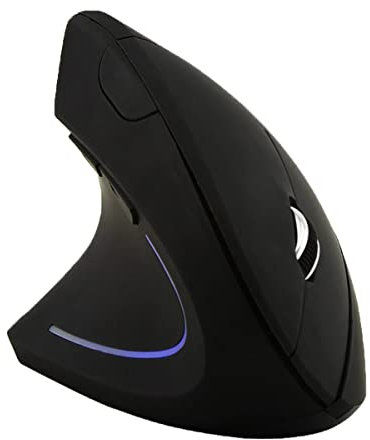 Vinciann Ratón vertical inalámbrico ergonómico túnel carpiano 6 teclas zurdos - mano izquierda