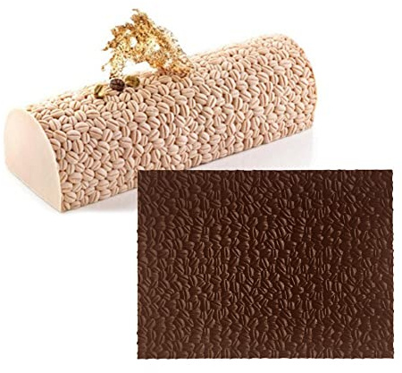 Stampo per torta svizzera in silicone stampo per corteccia stampo in silicone fondente tappetino impressione pizzo stampi
