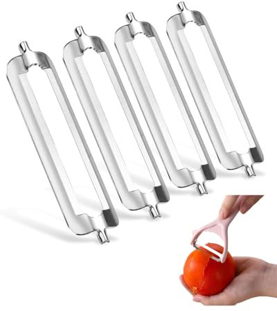 LOZTBUE 4 uds. cuchillas de repuesto para peladora, peladora profesional, peladora turbo, cuchillas de repuesto para peladora económica