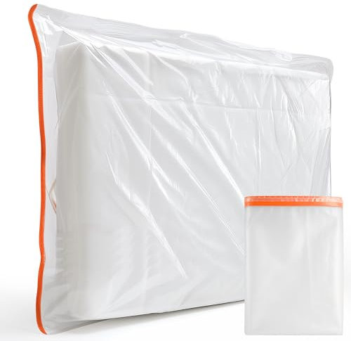 Matratzenhülle 90 x 200 (Dicke 30 cm) Schutzhülle für Matratze mit Breitem Reißverschluss, matratzen schutzhülle für Lagerung und Umzug, Wiederverwendbar Matratzen Aufbewahrungstasche