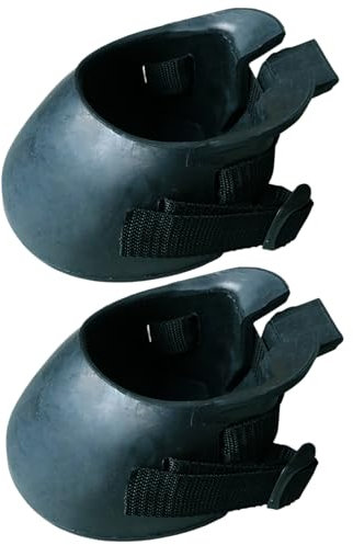 HoveeLuty 1 Paar Hufschuhe für Pferde, Gummischutz, robuste Hufschuhe, tragbare, Dicke zur Wundversorgung und Behandlung von Hufrehe-Abszessen, L