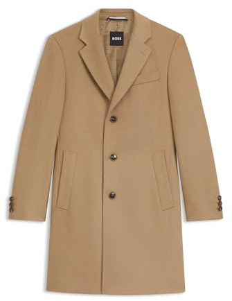 BOSS Hommes H-Hyde-254 Manteau Slim en laine et cachemire