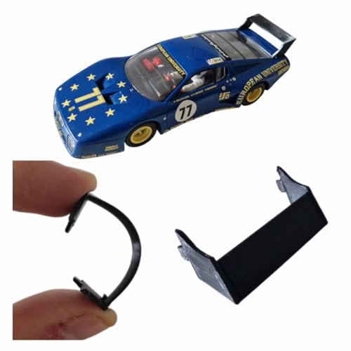 blackslot Flexibler Spoiler, Carrera Zubehör für 132 Ferrari 512 BB, Carrera Bahn Zubehör, Tuning Kleinteil Ersatzteil