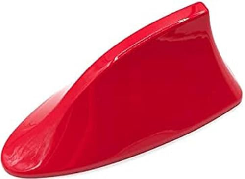 HmhQ5 Car Shark Fin Antenna for Passat B5 B6 B7 B8 Golf 4 5 6 7,Roof Enhanced Signal Aerials Car Radio Signal Amplifier accessories,B/Red