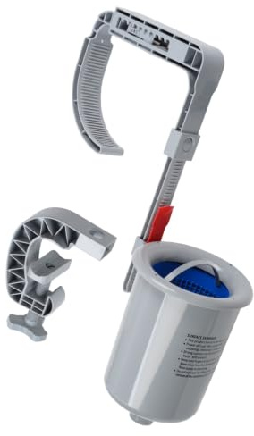 Shntig Skimmer de piscina de montaje personalizable para piscinas enterradas, instalación rápida, construcción resistente, herramienta de limpieza de piscinas de jardín