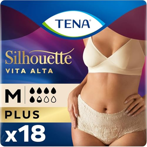 Tena Lady Silhouette Pants Plus, storlek M, 2-pack (2 x 9 stycken)