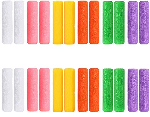 KISEER Lot de 24 aligneurs à mâcher orthodontiques colorés pour plateaux d'alignement, sièges, 6 couleurs