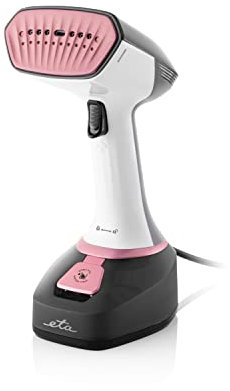 ETA Handsteamer für Kleidung Stephany - 1400W, 380ml Wassertank, Keramische Oberfläche mit 7 Düsen, Einstellbare Dampfintensität