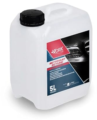 WORKCAR Nettoyant Bitume Graisses brûlées Goudron Voiture Pro (Bidon - 5L)