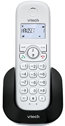 VTech CS1500 Telefono Cordless Casa DECT con vivavoce, Telefono fisso casa per anziani, doppia ricarica, blocco chiamate, identificatore di chiamata, display retroilluminato e tastiera, modalità ECO
