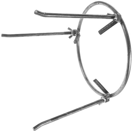 Kisangel Camping-kochstativ Aus Metall Für Lagerfeuer Mit Abnehmbaren Komponenten, Stabiler Basis, Einfachem Aufbau Ohne Werkzeug Für Outdoor-aktivitäten, Reisen Und Grillen