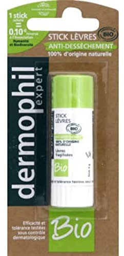 Dermophil Stick lèvres anti-dessèchement bio - Le tube de 4 g