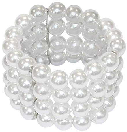 Pulsera de Perlas Blancas