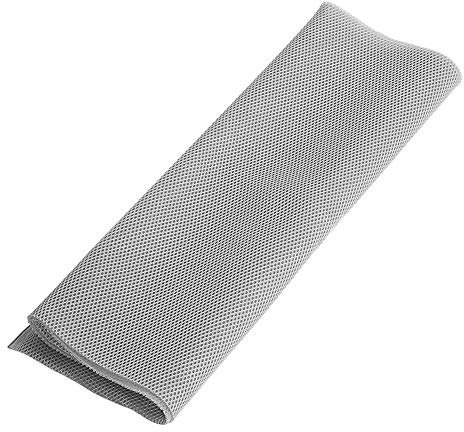 Nikou 1,4 m x 0,5 m Lautsprecher Stoffgrilltuch, Stoff Staubdicht Schutztuch Abdeckung Lautsprecher Stereo Mesh Tuch, Schutzgitter Grill Tuch für Audio-Lautsprecher (Grau)