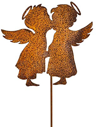 Blümelhuber Décoration de Jardin en métal Rouille avec Ange