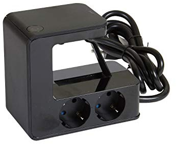 LEGRAND, Steckdosenleiste Mehrfachsteckdose 4 Fach (3680W/16A ) mit 2 USB Ladeanschlüssen ( 5V/3.4A), 1.5m Anschlusskabel 90° drehbar, mit erhöhtem Berührungsschutz (Kindersicherung), 694812