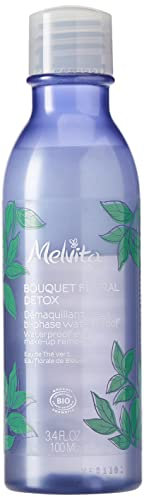 Melvita - Zweiphasen-Wasserfester Augen-Make-up-Entferner - Blumiger Duft - Sanft, Feuchtigkeitsspendend, Für empfindliche Augen - Rosenblütenwasser, Orangenblüten - 200 ml