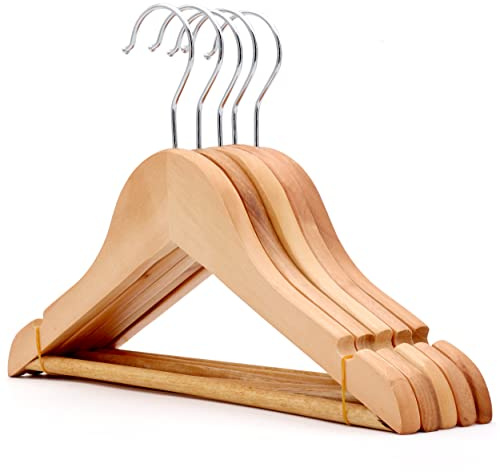 The Hanger Store 20 Eco Wooden Children's Hanger, FSC® Sustainable Eucalyptus Wood, 30cm Kids