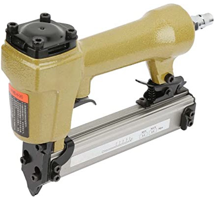 Grapadora Neumática P625 para Clavos de Grano, Retorno Rápido de Aire, Pistola Grapadora con 100 Fijaciones, Ideal para Decoración, Carpintería, Combinación de Gabinetes