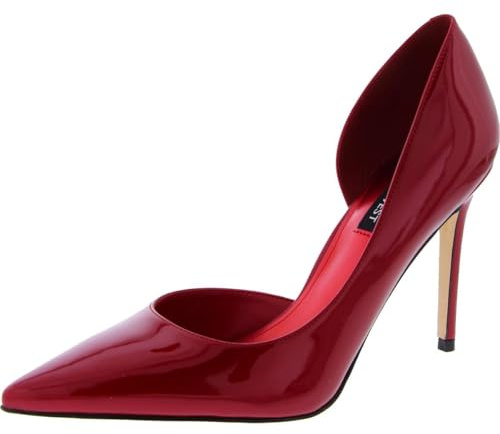 Nine West Women's Folowe Pump, Dark Red Patent 600, 9.5