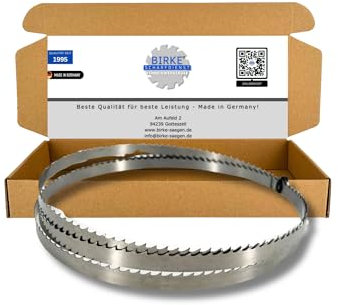 Birke® FLEXBACK & UDDEHOLM Bandsägeblätter 1790mm Breite 6-15mm für Weich- und Hartholz (1790x10x0,4 6ZpZ (UDDEHOLM))