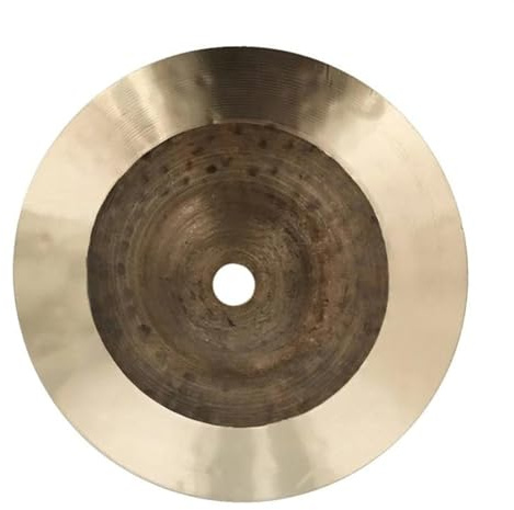 Handgefertigte Legierungsbecken 6/8/9/10/12 Splash-Becken Für Percussion-Instrumenten-Schlagzeugset Schlaginstrument Zubehör (Color : 6 inch)