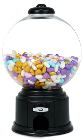 YOBRO Mini Sweet Treat Vending Machine, Adorable Desktop Candy Dispenser - The Perfect Creative Gift for Kids' Chocolate and Snack Stash Black