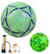 Idota Leuchtender Fußball Größe 5, Fußball Leuchtend im Dunkeln mit Pumpe Reflektierender für Fußballtraining Nachtspiele, Ideal für Drinnen und Draußen