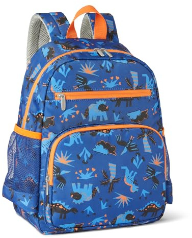 Amazon Essentials, Zaino Scolastico per Bambini con Più Tasche Portaoggetti - Zaino Resistente agli Strappi Per Libri e Materiale Scolastico - Borsa per la Scuola Per Bambini - Blu Navy
