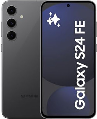 Samsung Galaxy S24 FE, AI Smartphone, Android, 8GB RAM, 128GB Storage, 50MP Camera, Long Battery Life, Unlocked, Graphite, (UK Version) (Renewed)