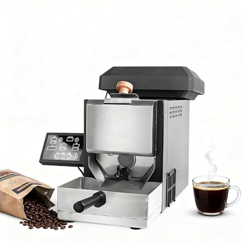 GESAIDES Torréfacteur Automatique café | Torréfiez Votre café à la Maison | Réglages Chaleur Variables | Affichage numérique de l'état | Torréfaction Rapide | La torréfaction la Plus fraîche au Monde