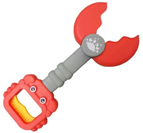Generisch Pala per bambini, piccole palette per bambini, pala per sabbia con simpatica clip a forma di animale e manico, pala interattiva per il cortile, pala per sabbia divertente per mare,