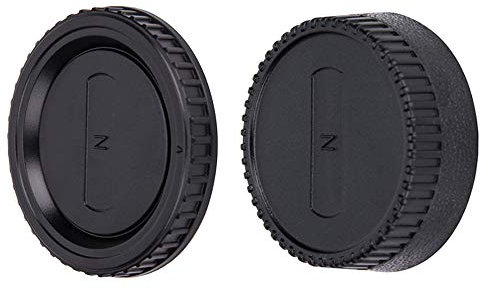 JJC Tapa de Cuerpo + Tapa del Objetivo de Cámara para Nikon F Mount DSLR & Nikon F Mount Objetivo (Conjunto de 1)