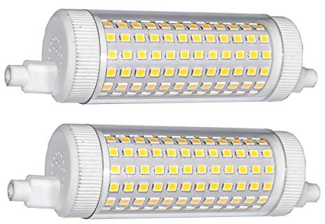 QLEE R7s Luz Led 118mm Regulable Doble Extremo J J118 blanco frío 20w 2500lm Equivalente 200w HalóGeno Tungsteno Lineal Diurna Luz De InundacióN Pasillo Garaje Landscate Lámpara 2PCS