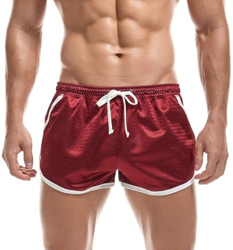 AIMPACT Pantalones Cortos Deportivos de Malla de Secado rápido para Hombre, Pantalones Cortos de Entrenamiento, Pantalones Cortos de Verano