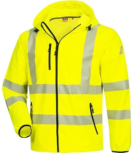 Nitras Warnschutz Windbreaker MOTION TEX VIZ, gelb, Größe 4XL