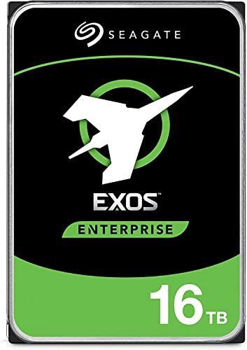 Seagate EXOS X16 16TB Interne Festplatte 3.5 Zoll SATA 6 Gbit/s 256 MB, ST16000NM001G (Generalüberholt)