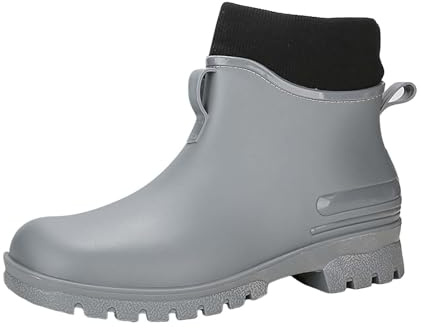 same day delivery items prime my orders Short Wellies Women Garden Short Wellies Non-Slip Wellies Work Wellies Neoprene Insulated Rubber Hiking Boots Lightweight Garden B wellies men