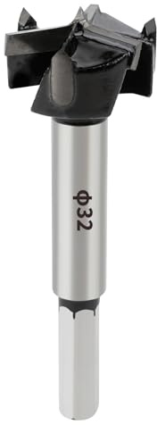 SUQIN Skogsborr 32 mm Trä, Träborr Med 10 mm Sexkantskaft, Krukborr, Skogsborr För Trä, Fiberplattor,Spånskivor
