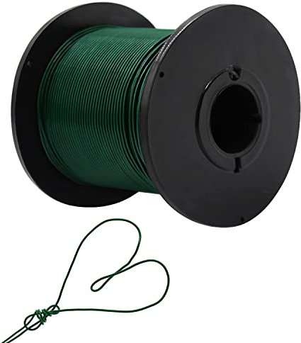 Anvin Flexible Paddle Wire - 100m Dark Green, 22 Gauge, for Crafts, Christmas Wreaths, Garlands and Floral Arrangements