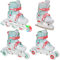 CROXER 4in1 Inline Skates Triskates Rollschuhe Schlittschuhe Inliner für Kinder Mädchen Jungen verstellbar (Inez, 34-37 (21cm-23cm))