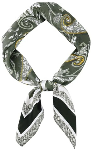 Écharpe pour homme Écharpe carrée pour hommes en satin satiné léger foulard de cou bandana bandana de mode cadeaux pour hommes, gris, 70*70CM
