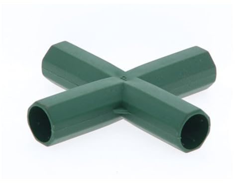 Conector de marco – Conectores de marco de invernadero para muebles | Conectores de esquina de jaula de marco de jardín fuertes | Accesorio de construcción duradero para plantas de campaña estructuras