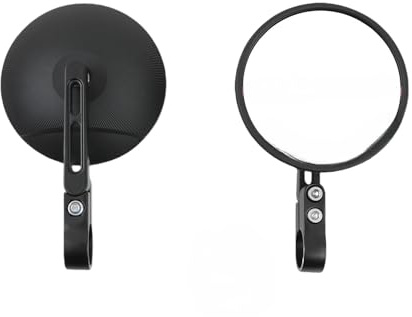 Moto Specchietti Specchietti laterali per moto, 7/8 pollici, 22 mm, rotondi, per estremità del manubrio, specchietti retrovisori per, accessori per