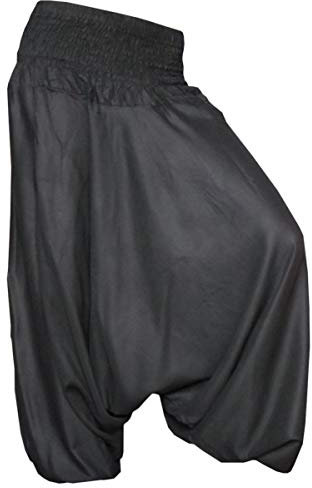 PANASIAM Aladinhose einfarbig Schwarz XL