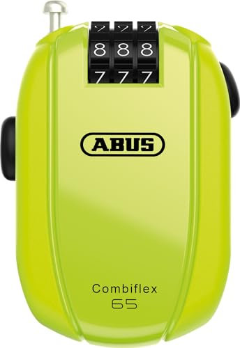 ABUS Unisex - Erwachsene Fahrradschloss, Gelb (Signal Yellow), 65 cm