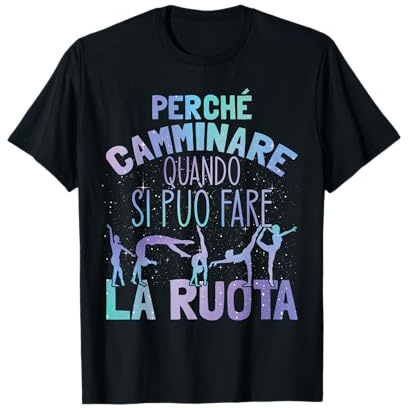 Divertente Ginnastica Ritmica Ginnastica Artistica Bambina Maglietta