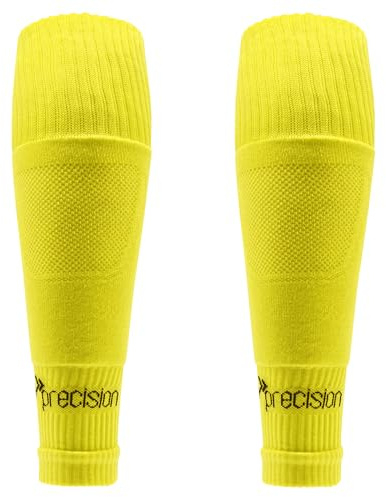 Precision Calcetines de fútbol para hombre Plain Pro, amarillo, 7-12